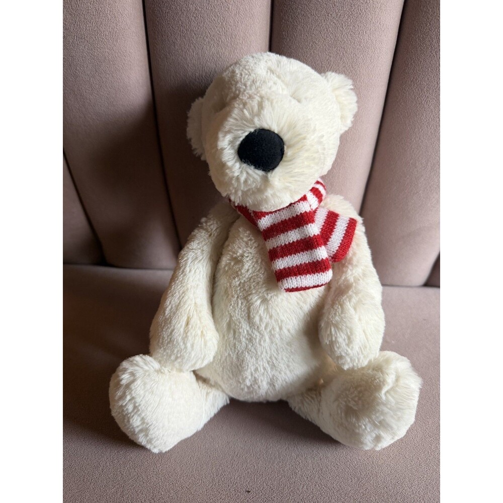 RETIRED Jellycat Bashful Pax 12" Polar Bear Soft Plush Stuffed Animal Lovey Toy